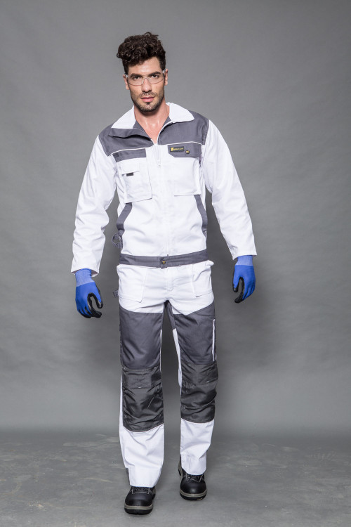 Customized Paint Worker Workwear Jacket Multi Pockets Work Jacket for Industrial  Men Work Clothes