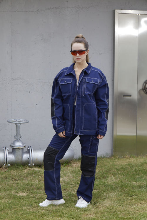 Custom Workwear Jacket Multi Pockets Work Jacket for Industrial Durable Work Clothes