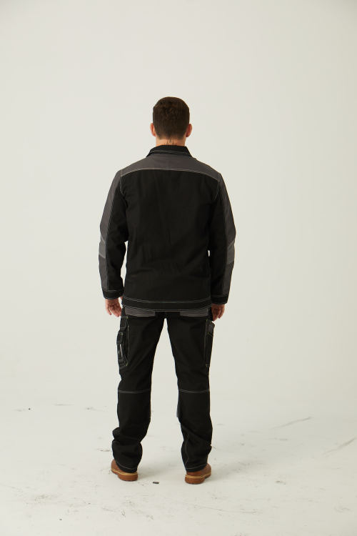 Factory Supply Canvas Workwear Multi Pockets Heavy Duty Work Jacket Durable Work Clothes