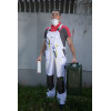 OEM 100% cotton Bib Pants  Multi-pocket Work Trousers Workwear Safety Work Pants for paint worker
