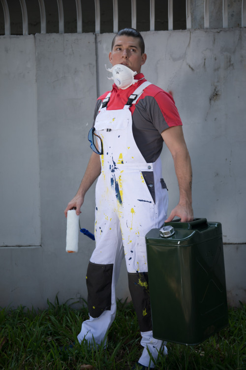 OEM 100% cotton Bib Pants  Multi-pocket Work Trousers Workwear Safety Work Pants for paint worker