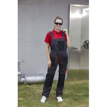 Source Factory OEM T/C Canvas Bib Pants Multi-pocket Work Trousers Workwear Safety Work Pants for work