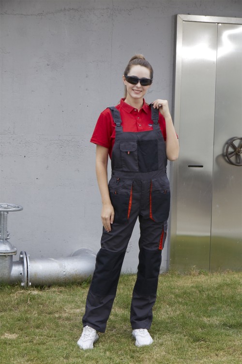 Source Factory OEM T/C Canvas Bib Pants Multi-pocket Work Trousers Workwear Safety Work Pants for work