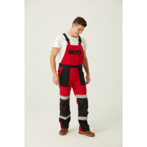 OEM Fashion Bib Pants CVC  Multi-pocket Work Trousers Workwear Safety Work Pants bib overalls to North Europe