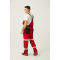 OEM Fashion Bib Pants CVC Multi-pocket Work Trousers Workwear Safety Work Pants bib overalls to North Europe