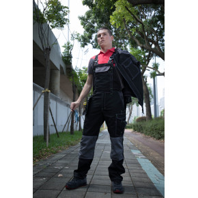 Factory Fashion Bib Pants CVC  Multi-pocket Work Trousers Workwear Safety Work Pants bib overalls to Poland