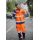 Durable Hi-Vis Safety Jacket Fluorescent Orange EN ISO Workwear Manufacturer OEM