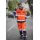 Durable Hi-Vis Safety Jacket Fluorescent Orange EN ISO Workwear Manufacturer OEM
