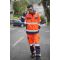 Durable Hi-Vis Safety Jacket Fluorescent Orange EN ISO Workwear Manufacturer OEM