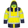 Hi Vis Waterproof Hooded Safety Work Jacket