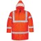 Orange High Visibility Reflective Safety Jacket