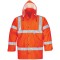 Orange High Visibility Reflective Safety Jacket