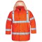 Orange High Visibility Reflective Safety Jacket