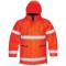 Orange High Visibility Reflective Safety Jacket