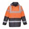 EN ISO 20471 High Visibility Safety Jacket Fluorescent Yellow Waterproof Windproof Hi Vis WorkWear for Construction