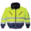 High Visibility Safety Jacket with Reflective Tape EN ISO 20471 Certified Hi Vis Work Coat for Workers