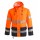 EN ISO 20471 High Visibility Safety Jacket Fluorescent Yellow Waterproof Windproof Hi Vis WorkWear for Construction