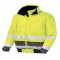 High Visibility Safety Jacket with Reflective Tape EN ISO 20471 Certified Hi Vis Work Coat for Workers