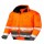 High Visibility Safety Jacket with Reflective Tape EN ISO 20471 Certified Hi Vis Work Coat for Workers
