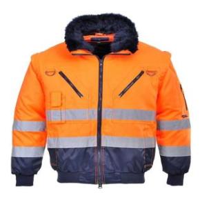 High Visibility Safety Jacket with Reflective Tape EN ISO 20471 Certified Hi Vis Work Coat for Workers