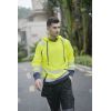 Custom logo high-visibility safety work T-shirt Breathable reflective work tee