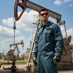 High Visibility Flame Retardant Oilfield Safety Coverall