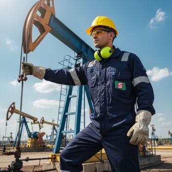 Custom OEM/ODM Anti-Static FR Coverall for Oil Workers