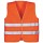 OEM High Visibility Safety Vest Grey Reflective Stripes Warm Multiple Pockets Warehouse Vest