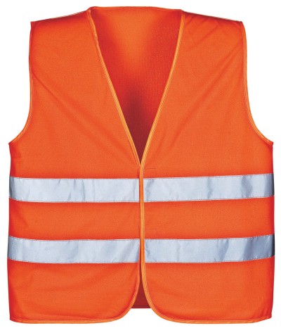High Visibility Safety Vest for Men Grey Reflective Stripes. Multiple Pockets Construction Vest