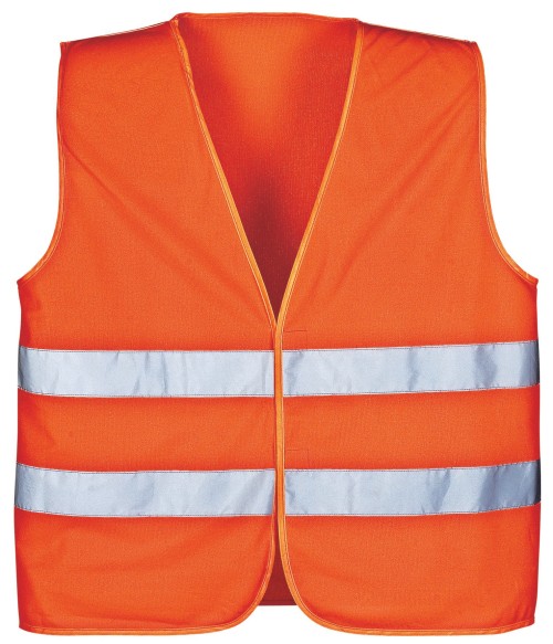High Visibility Safety Vest for Men Grey Reflective Stripes. Multiple Pockets Construction Vest
