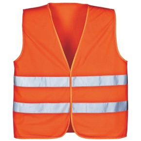 High Visibility Safety Vest for Men Grey Reflective Stripes. Multiple Pockets Construction Vest