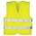 OEM High Visibility Safety Vest Grey Reflective Stripes Warm Multiple Pockets Warehouse Vest