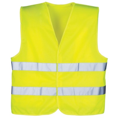 High Visibility Safety Vest for Men Grey Reflective Stripes Multiple Pockets Warehouse Vest