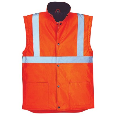 OEM High Visibility Safety Vest Grey Reflective Stripes Warm Multiple Pockets Warehouse Vest