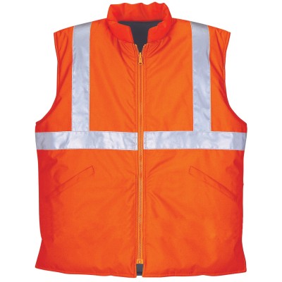 factory supply Reflective Vests Visibility Vest for Construction Warm Work Vest Knitted Fabric
