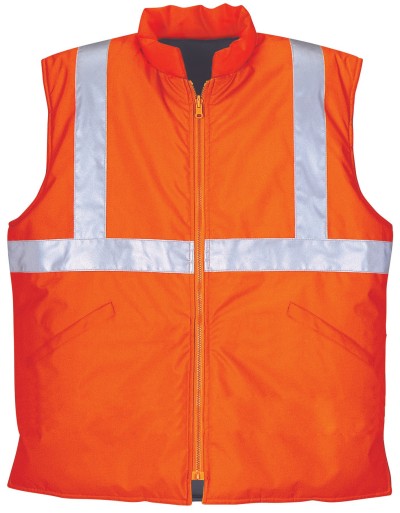 factory supply Reflective Vests Visibility Vest for Construction Warm Work Vest Knitted Fabric
