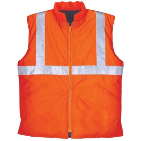 factory supply Reflective Vests Visibility Vest for Construction Warm Work Vest Knitted Fabric