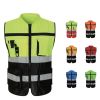 High Visibility Reflective Work Safety Vest