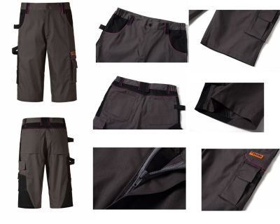 Grey Ripstop cargo shorts for Industrial workers