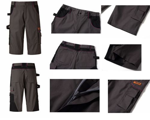 Grey Ripstop cargo shorts for Industrial workers
