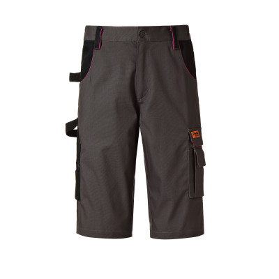 Grey Ripstop cargo shorts for Industrial workers
