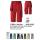 Red Ripstop cargo shorts for Warehouse workers