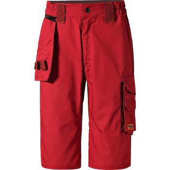 Red Ripstop cargo shorts for Warehouse workers