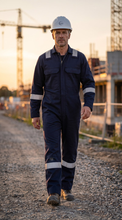 Direct Factory Custom LOGO Oil & Gas Work Coverall for Petroleum Industry