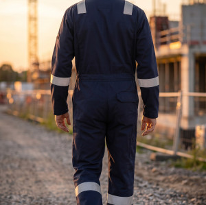 Direct Factory Custom LOGO Oil & Gas Work Coverall for Petroleum Industry