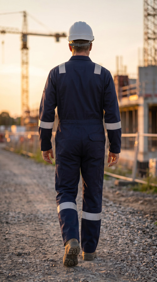 Direct Factory Custom LOGO Oil & Gas Work Coverall for Petroleum Industry