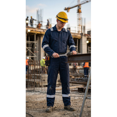 Direct Factory Custom LOGO Oil & Gas Work Coverall for Petroleum Industry