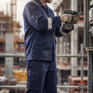Direct Factory Custom LOGO Oil & Gas Work Coverall for Petroleum Industry