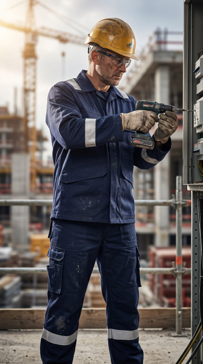 Direct Factory Custom LOGO Oil & Gas Work Coverall for Petroleum Industry