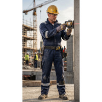 Direct Factory Custom LOGO Oil & Gas Work Coverall for Petroleum Industry